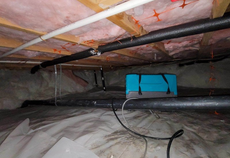 Moisture Control at Crawlspace in Gaithersburg, MD