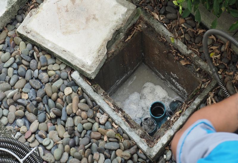 Clogged Drainage System Repairing 
